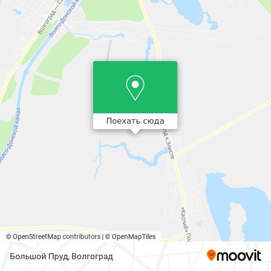 Карта Большой Пруд