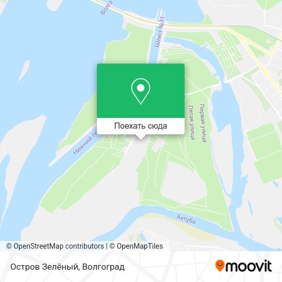 Карта Остров Зелёный