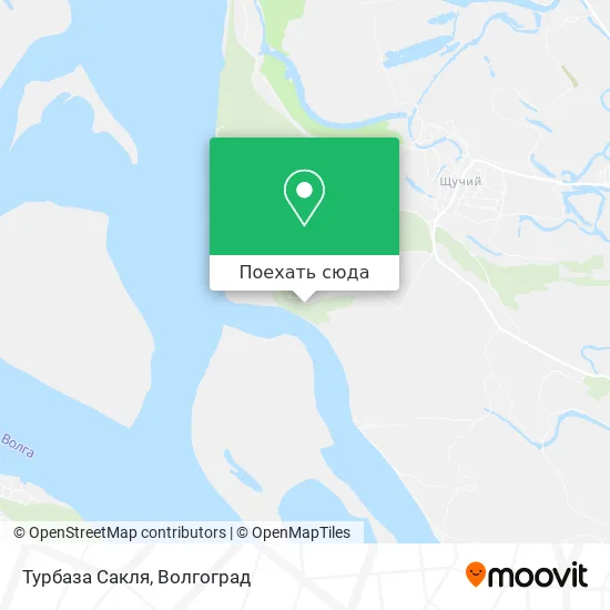Карта Турбаза Сакля