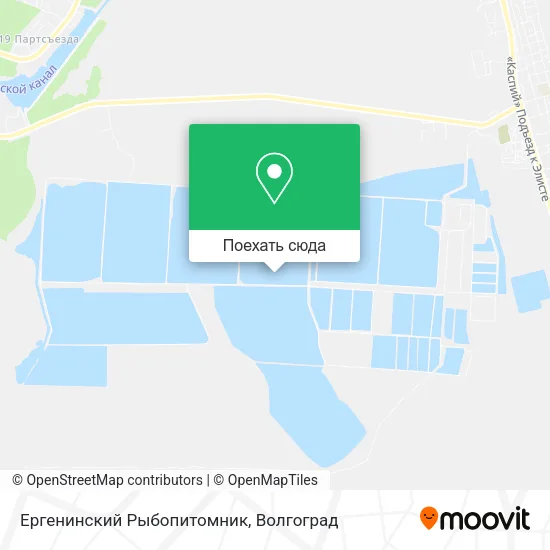 Карта Ергенинский Рыбопитомник