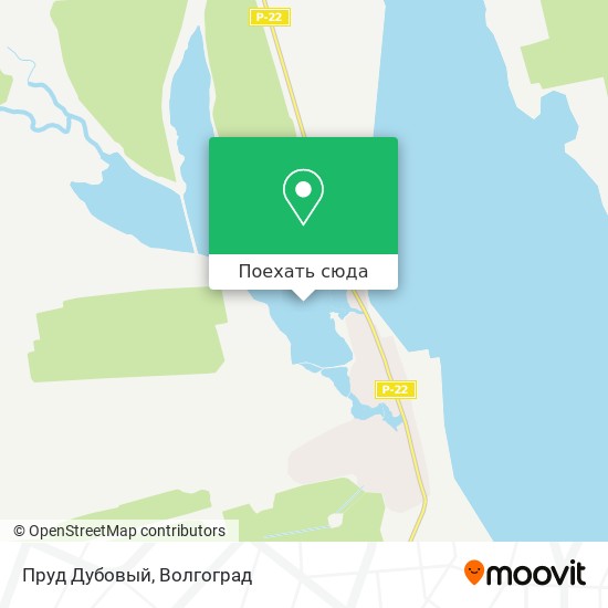 Карта Пруд Дубовый