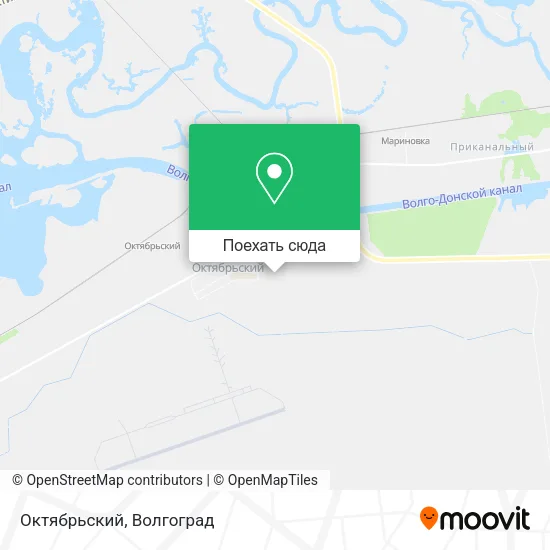 Карта Октябрьский