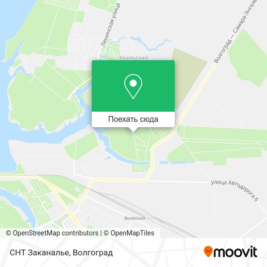 Карта СНТ Заканалье