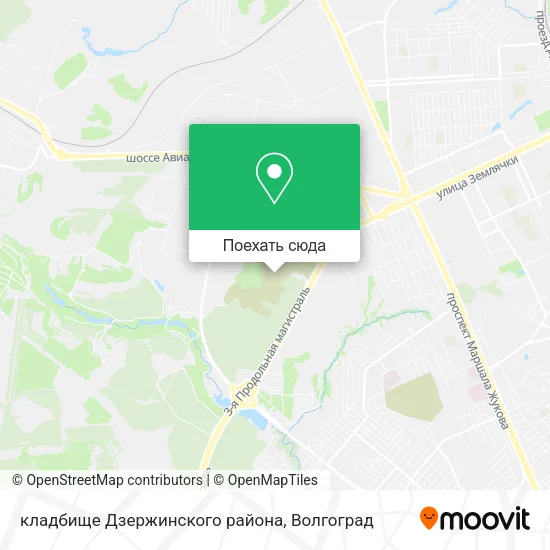 Карта кладбище Дзержинского района