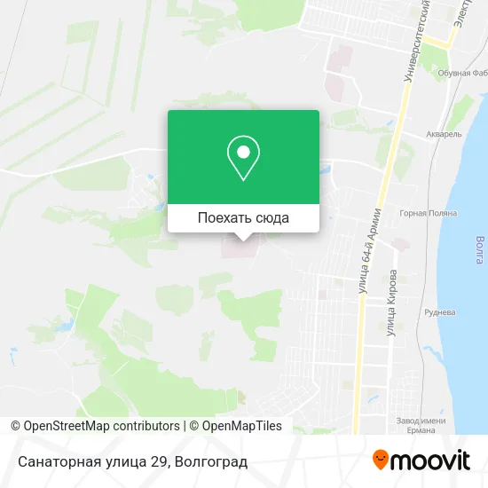 Карта Санаторная улица 29