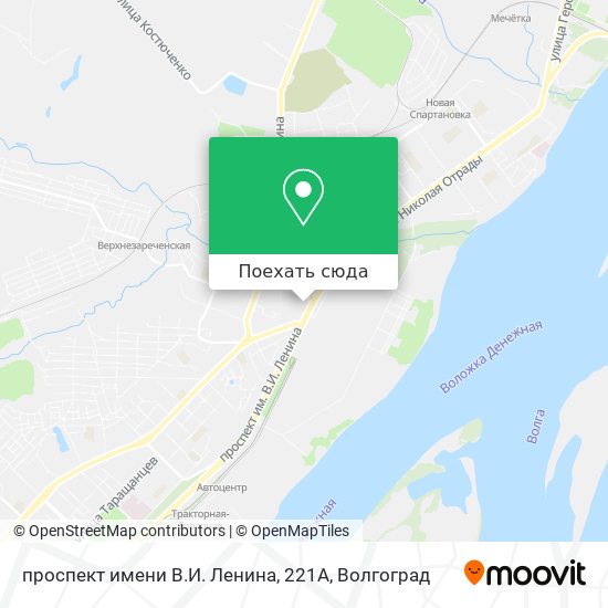 Карта проспект имени В.И. Ленина, 221А