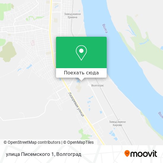 Карта улица Писемского 1