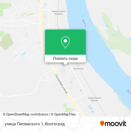 Карта улица Писемского 1
