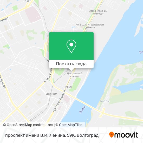 Карта проспект имени В.И. Ленина, 59К