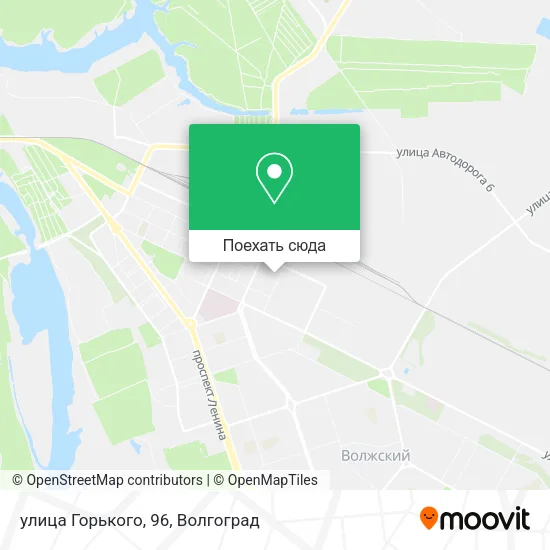 Карта улица Горького, 96