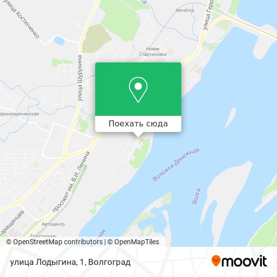 Карта улица Лодыгина, 1