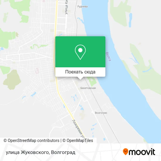 Карта улица Жуковского