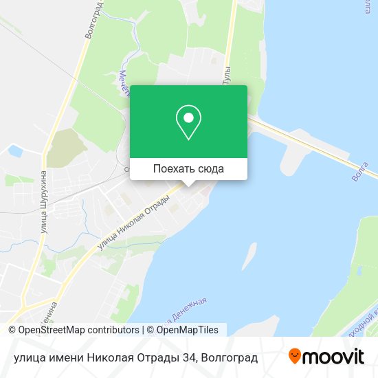 Карта улица имени Николая Отрады 34