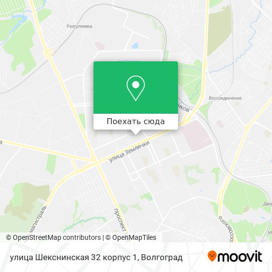 Карта улица Шекснинская 32 корпус 1