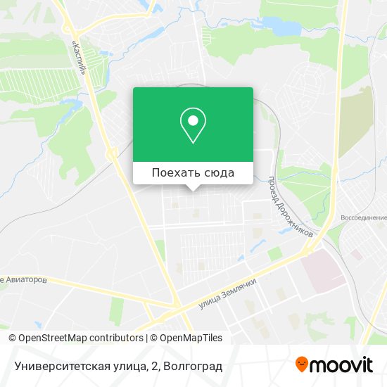 Карта Университетская улица, 2