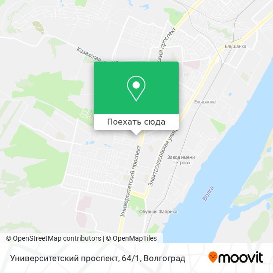 Карта Университетский проспект, 64/1