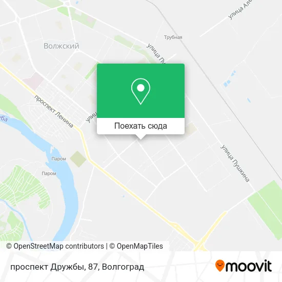 Карта проспект Дружбы, 87