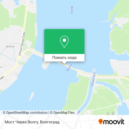 Карта Мост Через Волгу