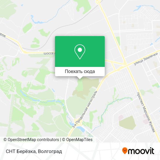 Карта СНТ Берёзка