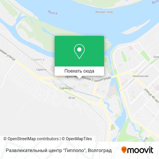 Карта Развлекательный центр "Гиппопо"