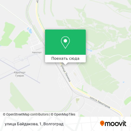Карта улица Байдакова, 1