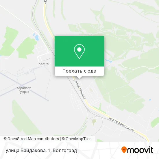 Карта улица Байдакова, 1