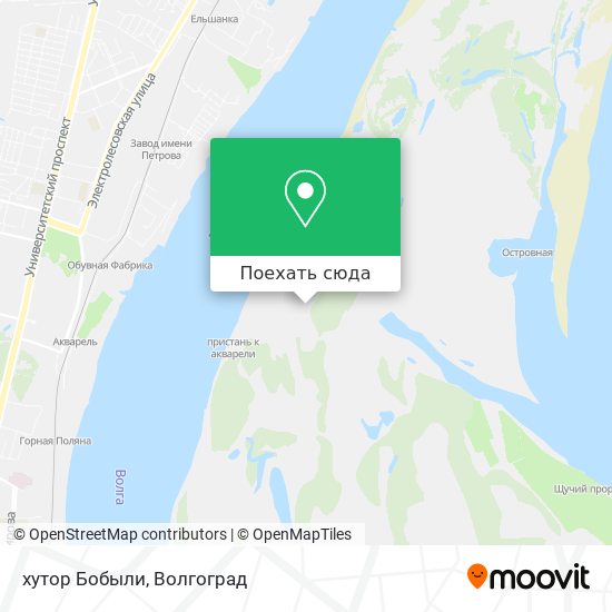Карта хутор Бобыли
