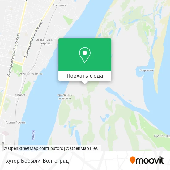 Карта хутор Бобыли