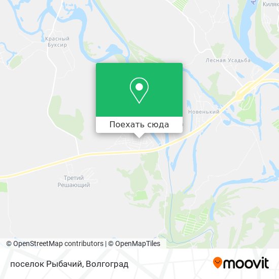 Карта поселок Рыбачий