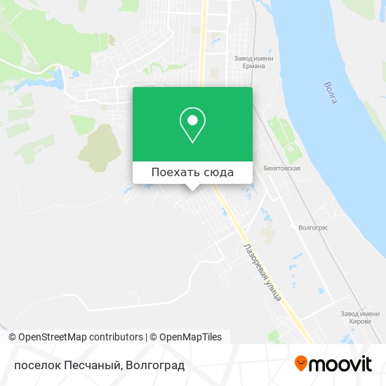 Карта поселок Песчаный
