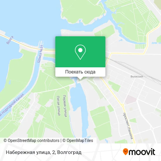 Карта Набережная улица, 2