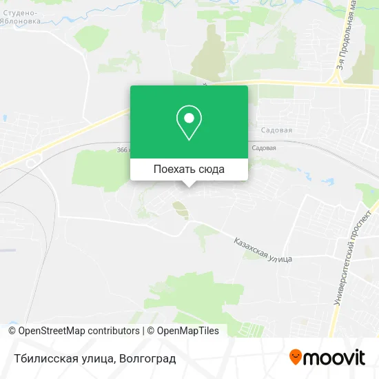 Карта Тбилисская улица