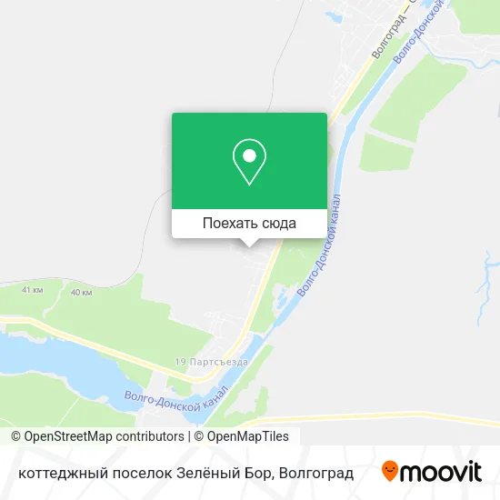 Карта коттеджный поселок Зелёный Бор