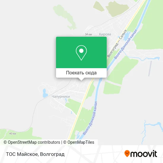 Карта ТОС Майское