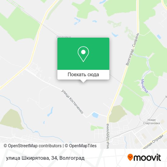Карта улица Шкирятова, 34