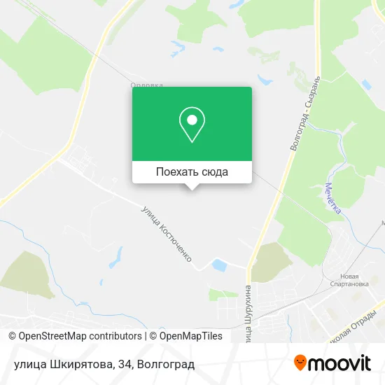 Карта улица Шкирятова, 34