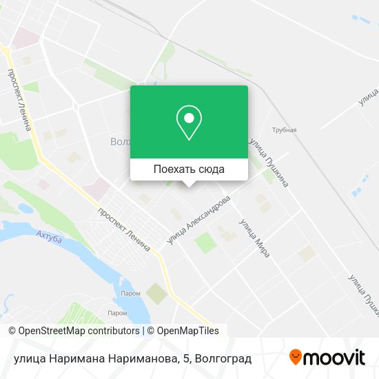 Карта улица Наримана Нариманова, 5