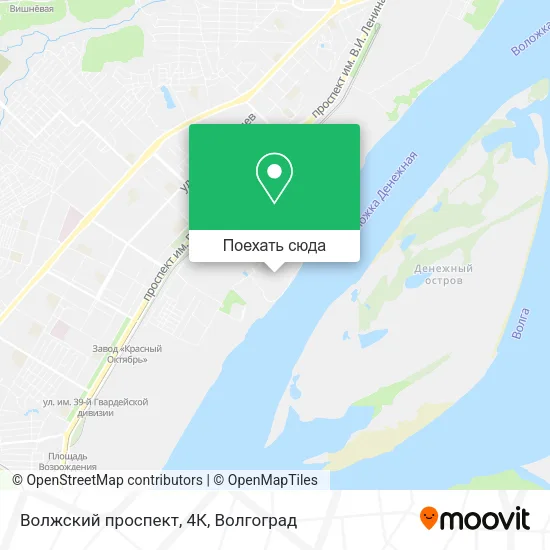 Карта Волжский проспект, 4К
