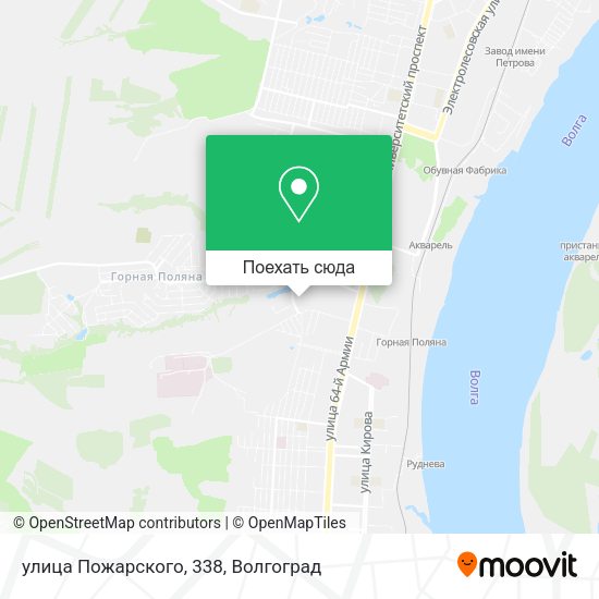 Карта улица Пожарского, 338