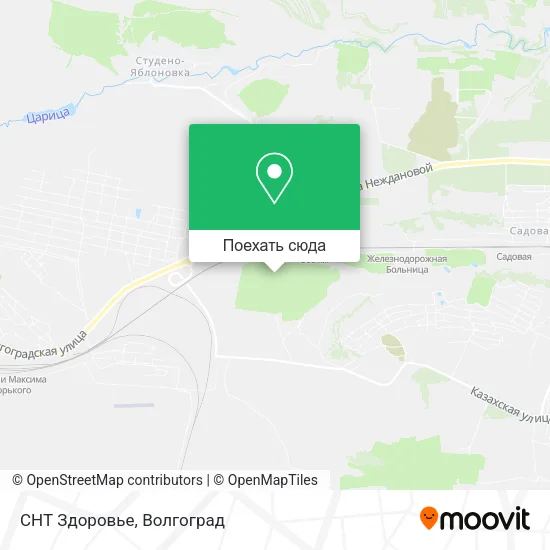 Карта СНТ Здоровье