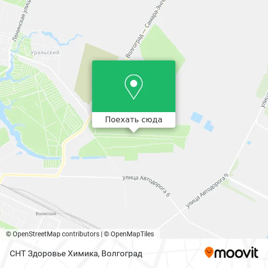 Карта СНТ Здоровье Химика