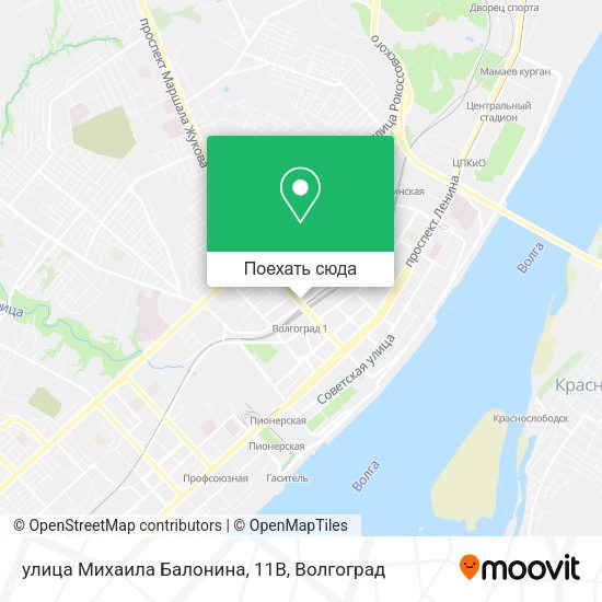 Карта улица Михаила Балонина, 11В