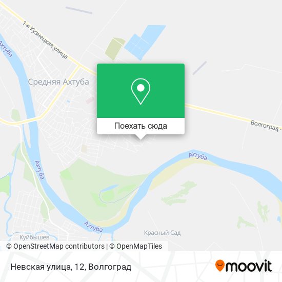 Карта Невская улица, 12