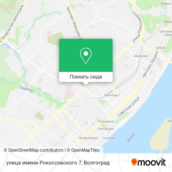 Карта улица имени Рокоссовского 7