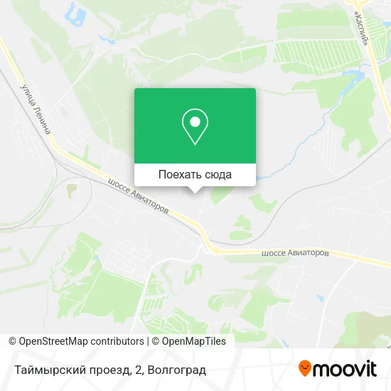 Карта Таймырский проезд, 2