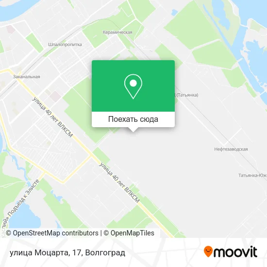 Карта улица Моцарта, 17