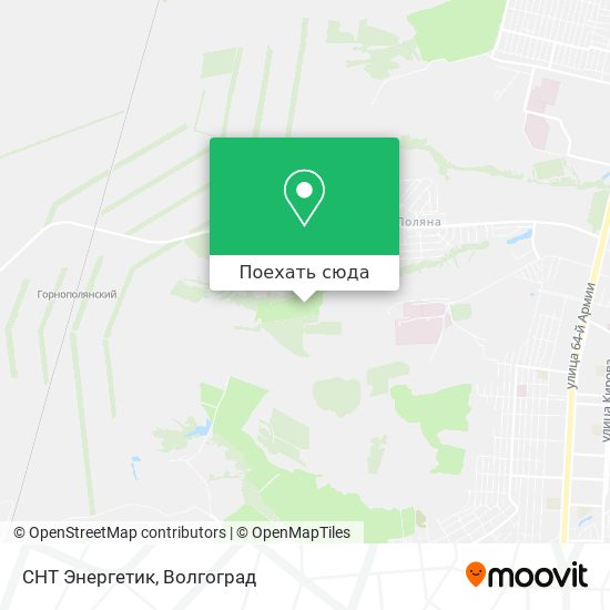 Карта СНТ Энергетик