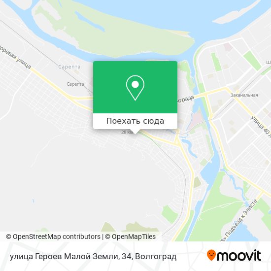 Карта улица Героев Малой Земли, 34