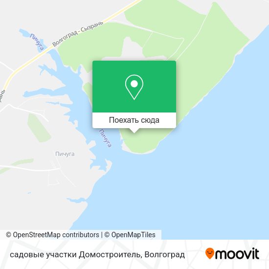 Карта садовые участки Домостроитель