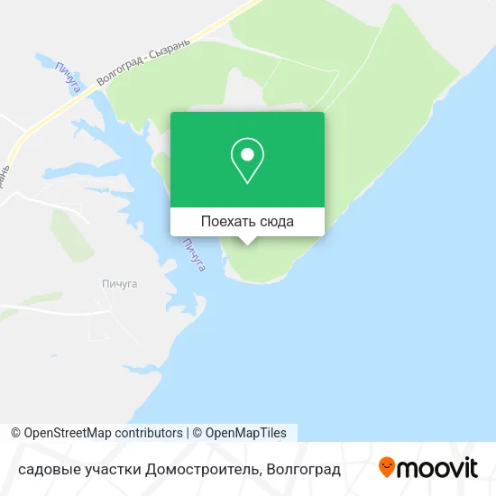 Карта садовые участки Домостроитель